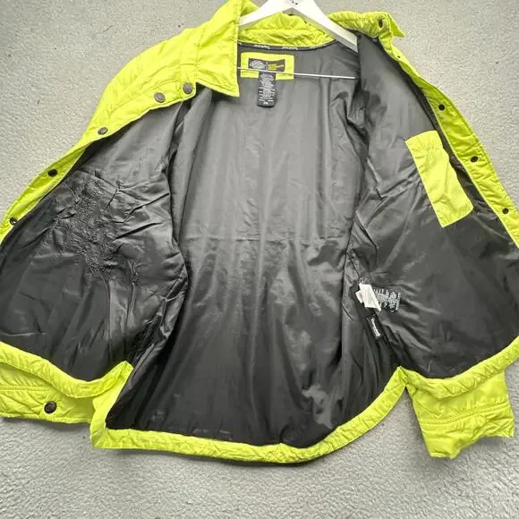 Dickies Performance System Thinsulate Jacket Men 2XL Collared Neon Yellow - Picture 8 of 14
